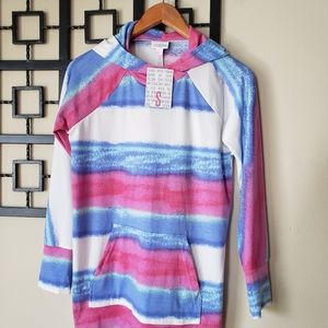NWT Lularoe Amber Small Ocean Stripe